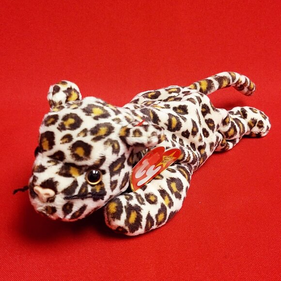 Ty Beanie Babies Freckles The Leopard 1996 Animal Plush Stuff Toy - Picture 4 of 13